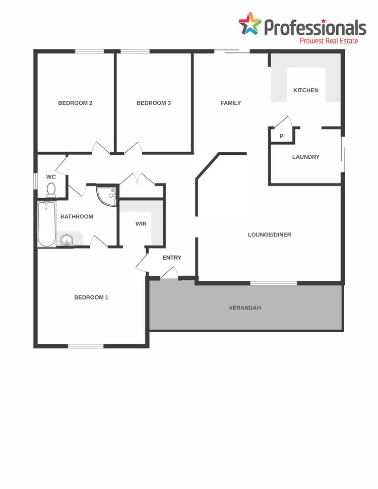 Floorplan of Homely house listing, 8A Portcullis Drive, Willetton WA 6155
