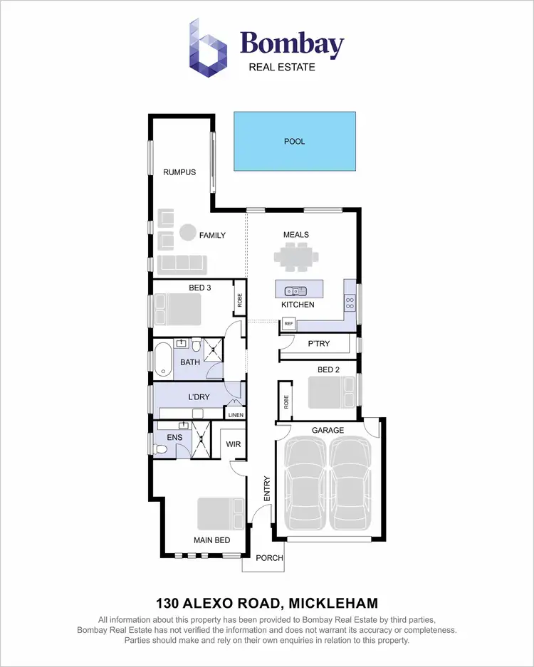 Floorplan of Homely house listing, 130 Alexo Road, Mickleham VIC 3064