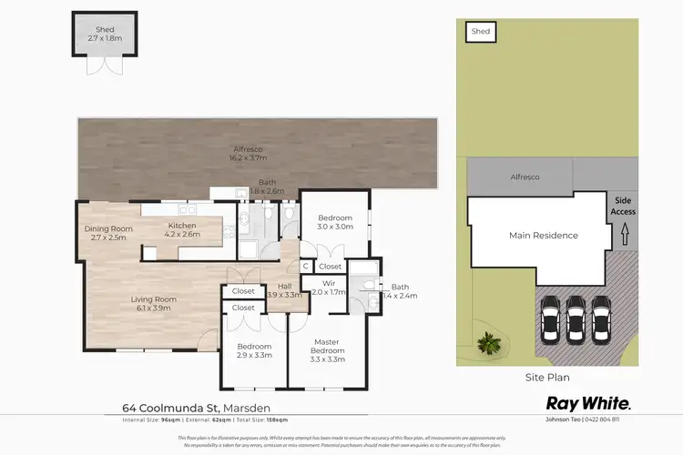 Floorplan of Homely house listing, 64 Coolmunda Street, Marsden QLD 4132