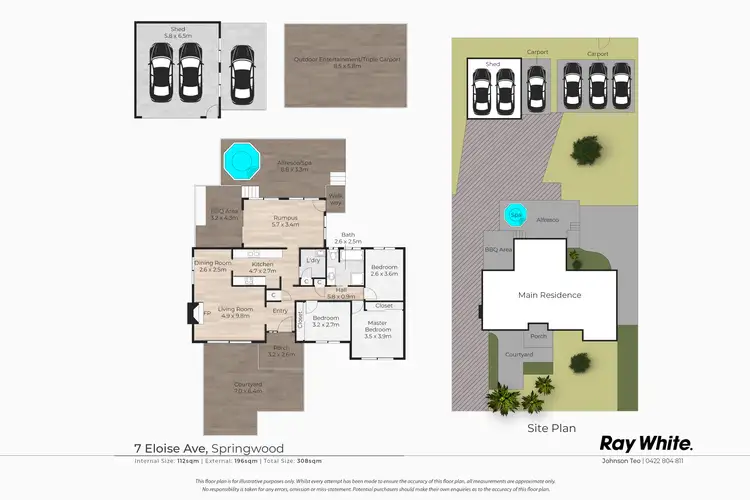 Floorplan of Homely house listing, 7 Eloise Avenue, Springwood QLD 4127