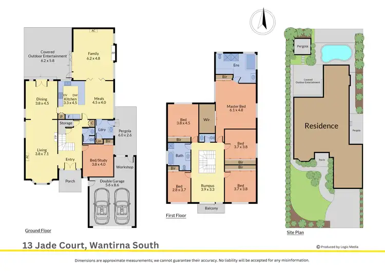 Floorplan of Homely house listing, 13 Jade Court, Wantirna South VIC 3152
