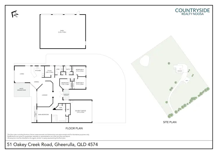 Floorplan of Homely house listing, 51 Oakey Creek Road, Gheerulla QLD 4574