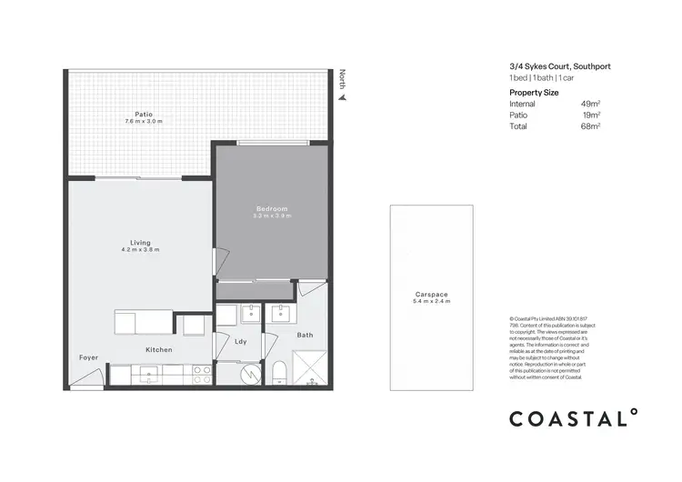 Floorplan of Homely unit listing, Unit 3/4 Sykes Court, Southport QLD 4215