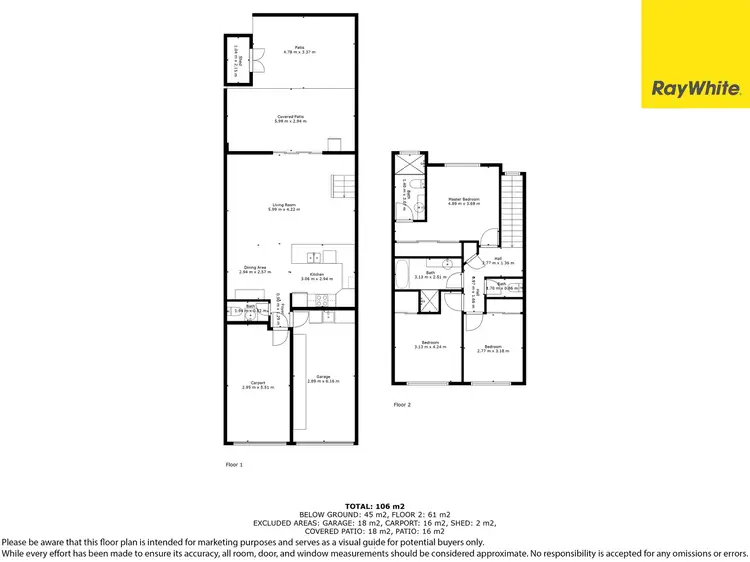Floorplan of Homely townhouse listing, 10/136 Stringybark Road, Buderim QLD 4556