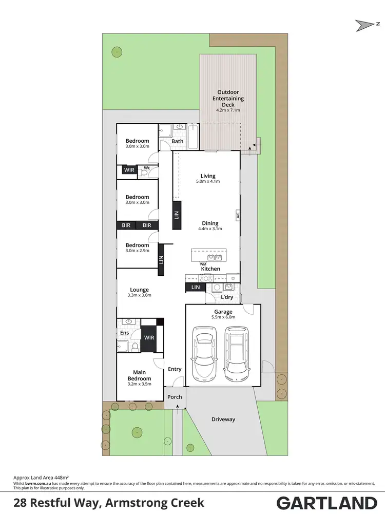 Floorplan of Homely house listing, 28 Restful Way, Armstrong Creek VIC 3217
