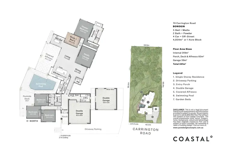 Floorplan of Homely house listing, 74 Carrington Road, Bonogin QLD 4213