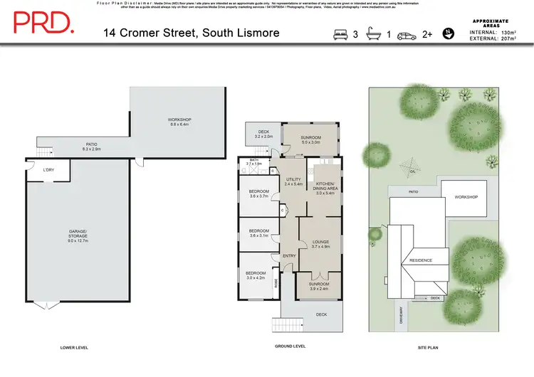 Floorplan of Homely house listing, 14 Cromer Street, South Lismore NSW 2480