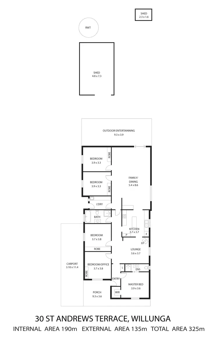 Floorplan of Homely house listing, 30 St Andrews Terrace, Willunga SA 5172