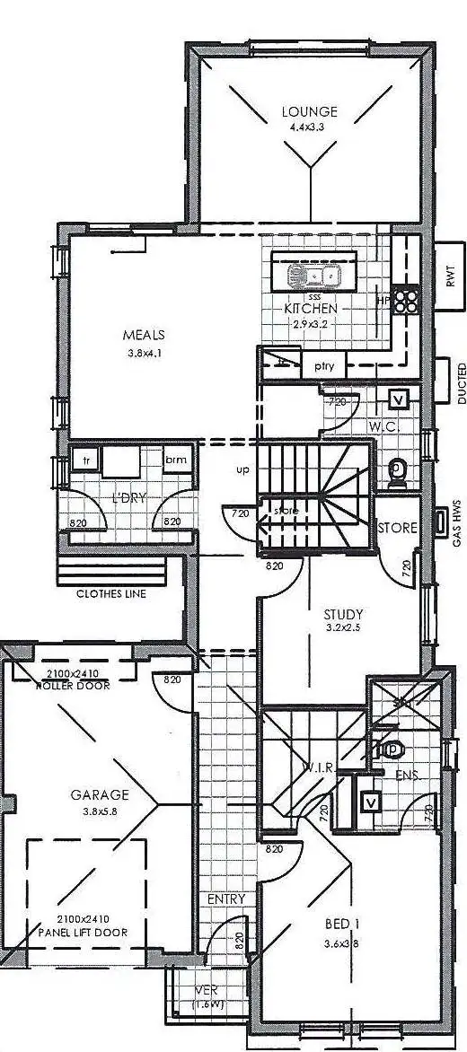 Floorplan of Homely house listing, 6 Walnut Street, Old Reynella SA 5161