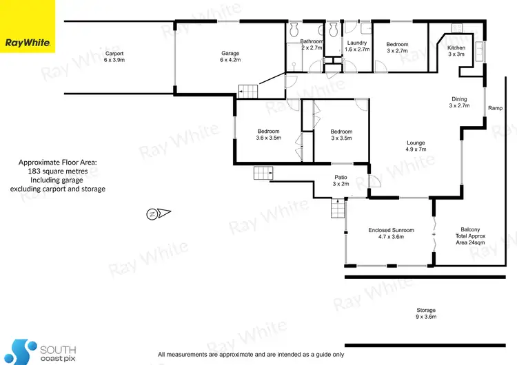 Floorplan of Homely house listing, 4 Ryley Close, Moruya NSW 2537