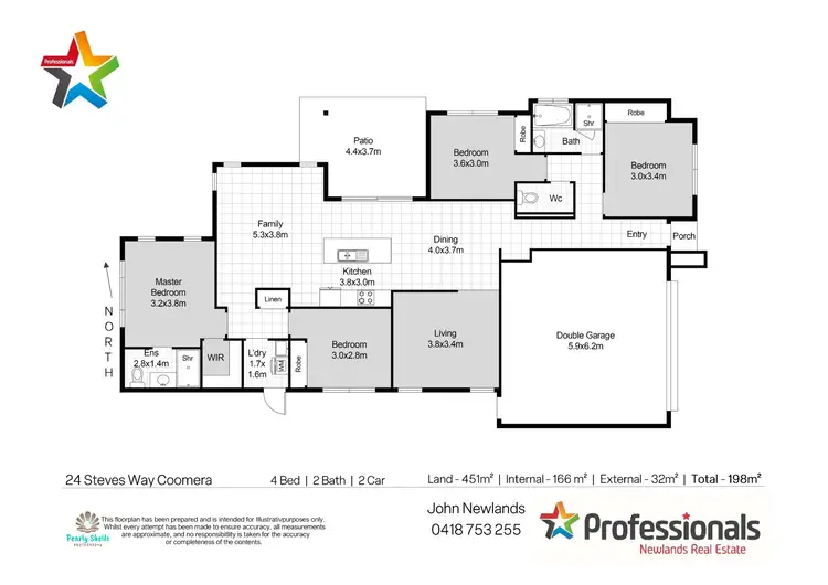 Floorplan of Homely house listing, 24 Steves Way, Coomera QLD 4209