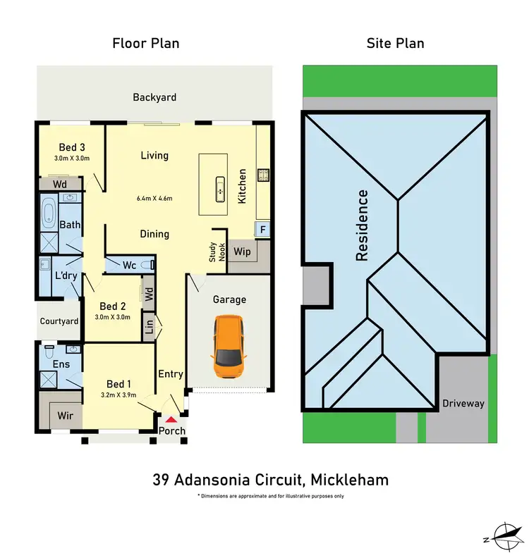 Floorplan of Homely house listing, 39 Adansonia Circuit, Mickleham VIC 3064