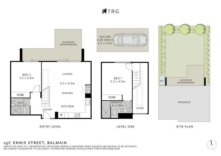 Floorplan of Homely house listing, 25C Ennis Street, Balmain NSW 2041