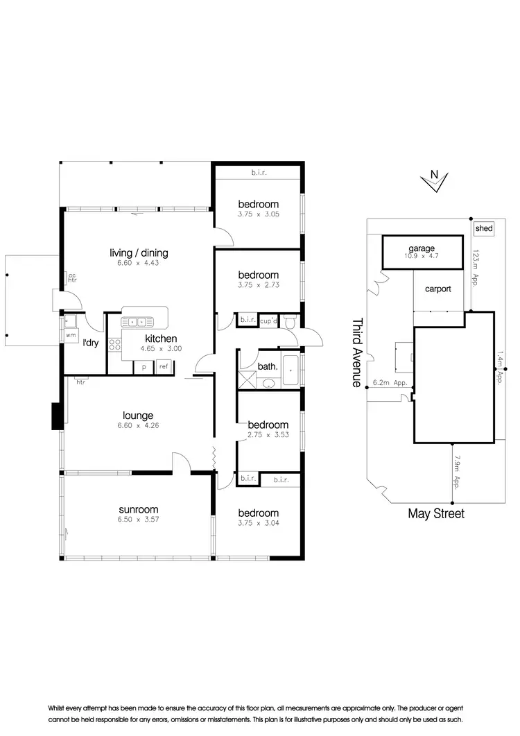 Floorplan of Homely house listing, 55 May Street, Altona North VIC 3025