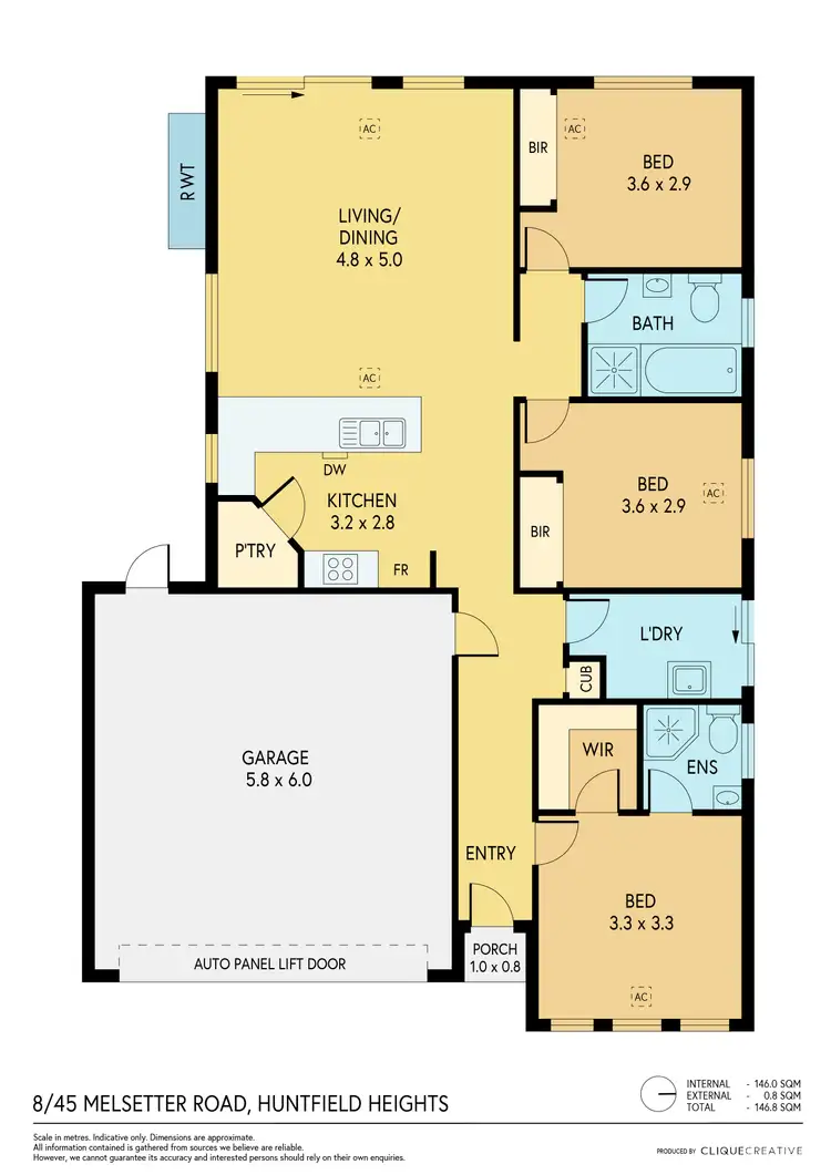 Floorplan of Homely house listing, 8 / 45 Melsetter Road, Huntfield Heights SA 5163
