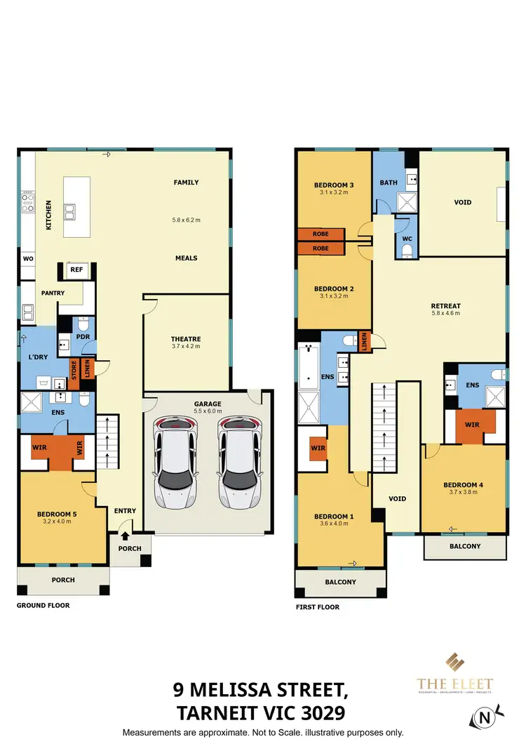Floorplan of Homely house listing, 9 Melissa Street, Tarneit VIC 3029