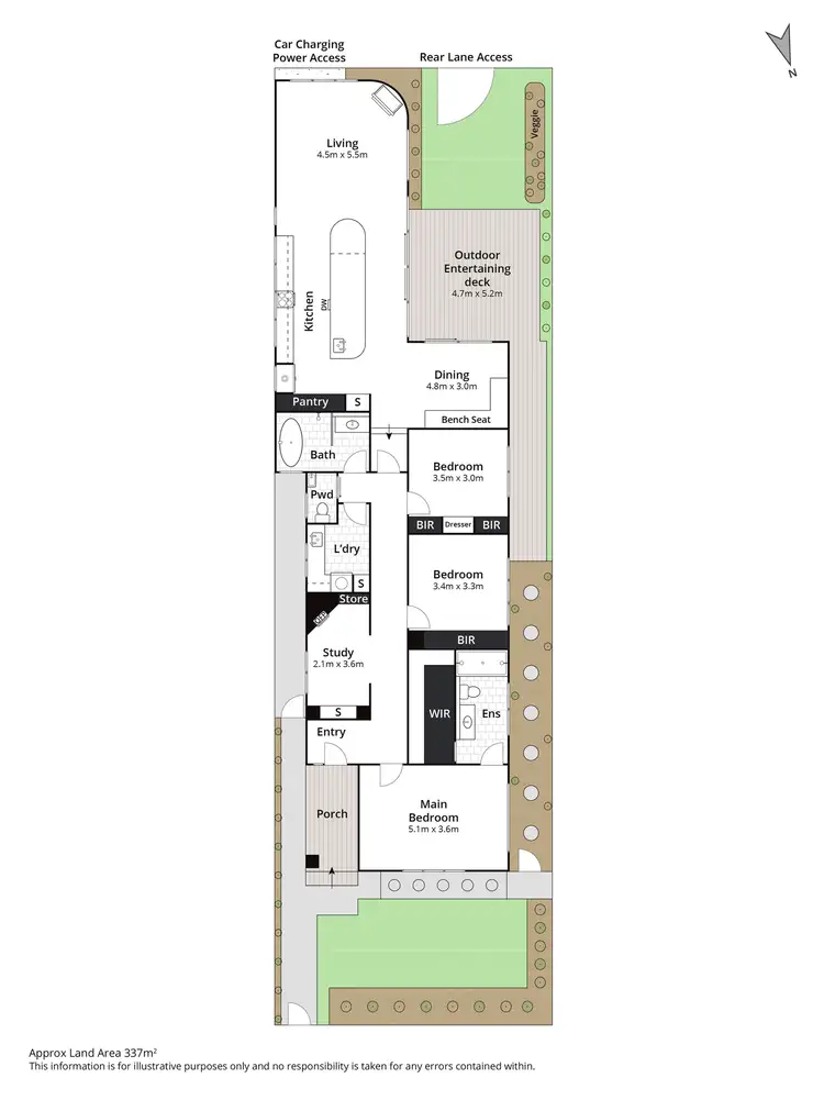 Floorplan of Homely house listing, 128 Verner Street, Geelong VIC 3220
