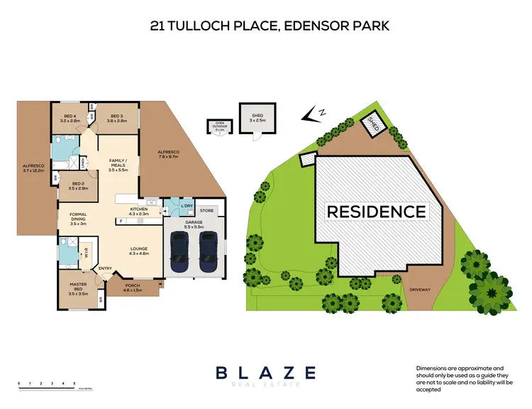 Floorplan of Homely house listing, 21 Tulloch Place, Edensor Park NSW 2176