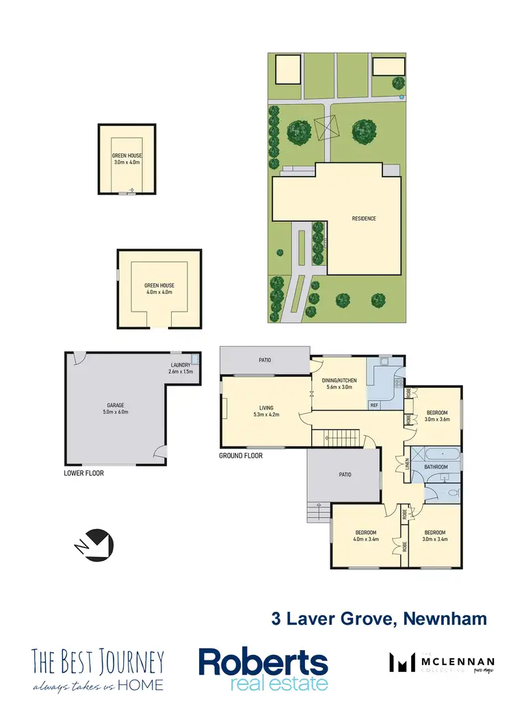Floorplan of Homely house listing, 3 Laver Grove, Newnham TAS 7248