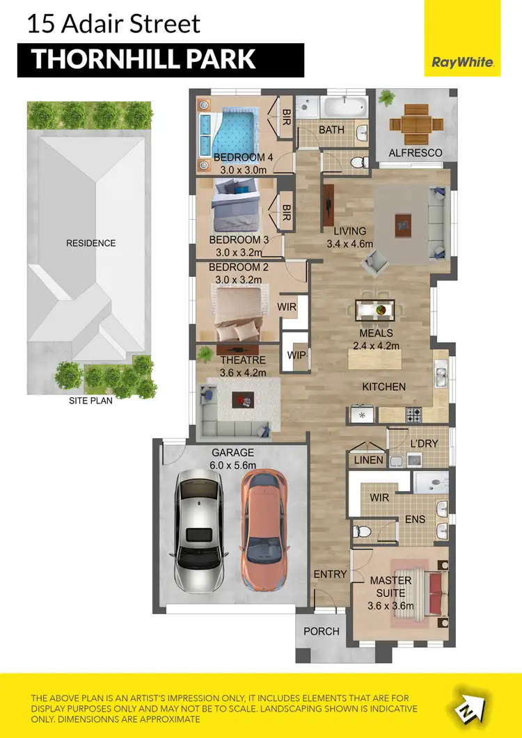 Floorplan of Homely house listing, 15 Adair Street, Thornhill Park VIC 3335