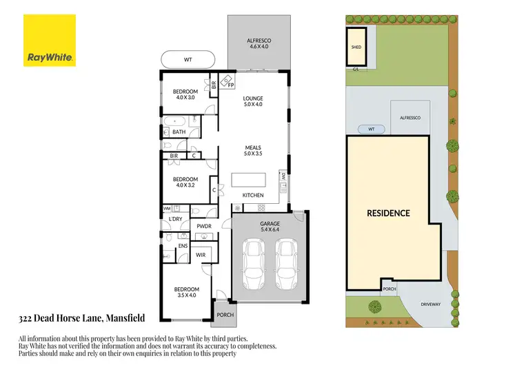 Floorplan of Homely house listing, 322 Dead Horse Lane, Mansfield VIC 3722