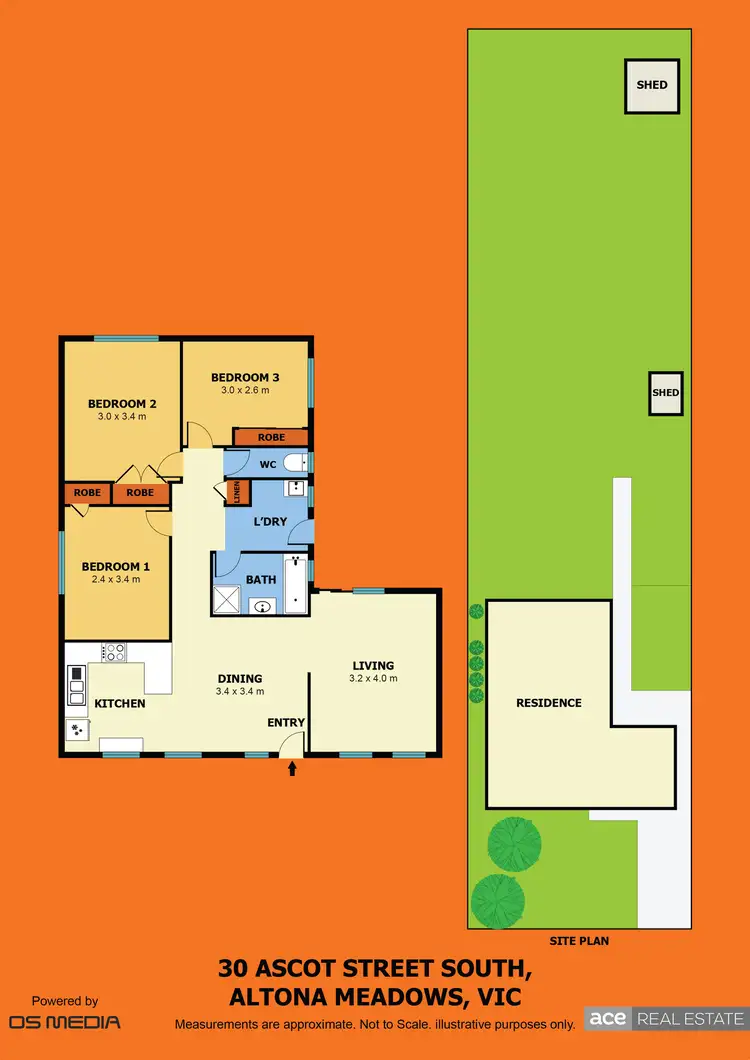 Floorplan of Homely house listing, 30 Ascot Street South, Altona Meadows VIC 3028