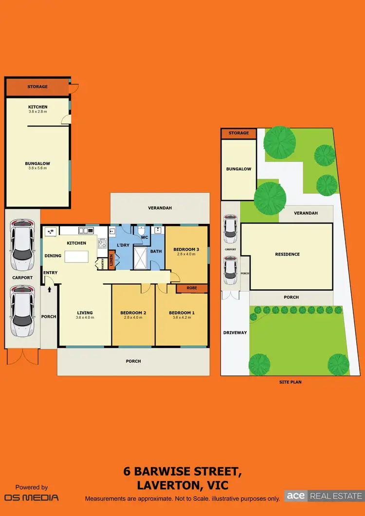 Floorplan of Homely house listing, 6 Barwise Street, Laverton VIC 3028