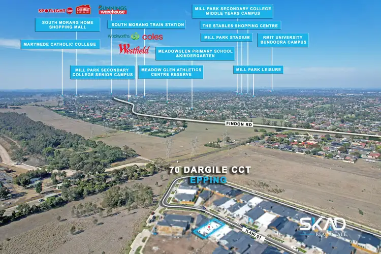 Floorplan of Homely house listing, 70 Dargile Circuit, Epping VIC 3076