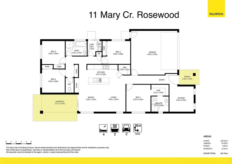 Floorplan of Homely house listing, 11 Mary Crescent, Rosewood QLD 4340