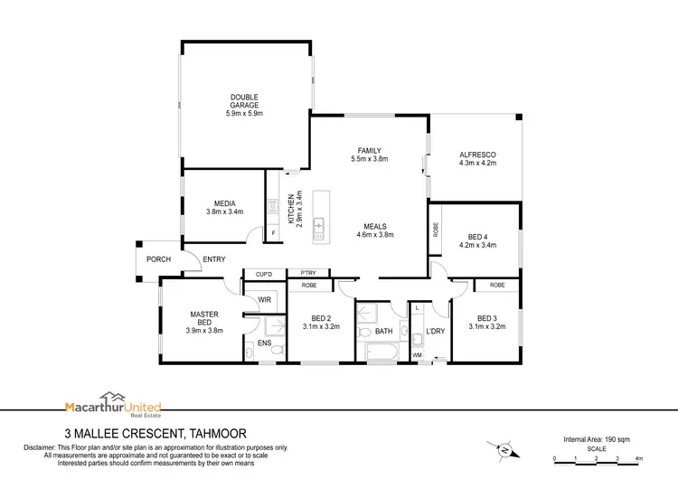 Floorplan of Homely house listing, 3 Mallee Crescent, Tahmoor NSW 2573
