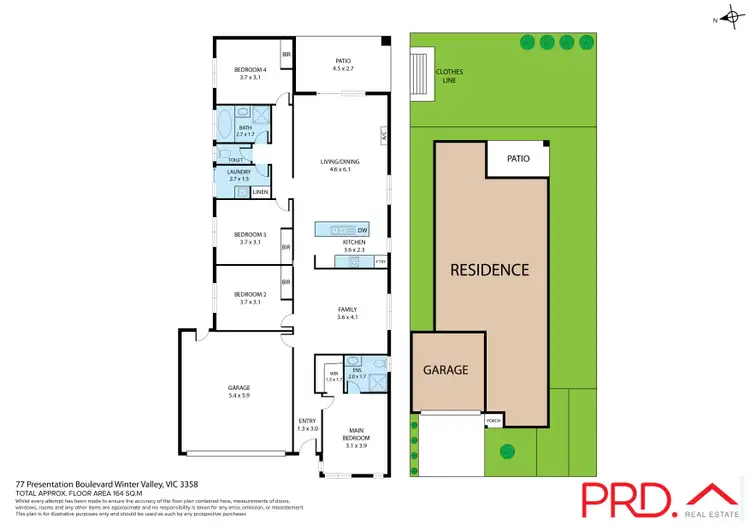 Floorplan of Homely house listing, 77 Presentation Boulevard, Winter Valley VIC 3358