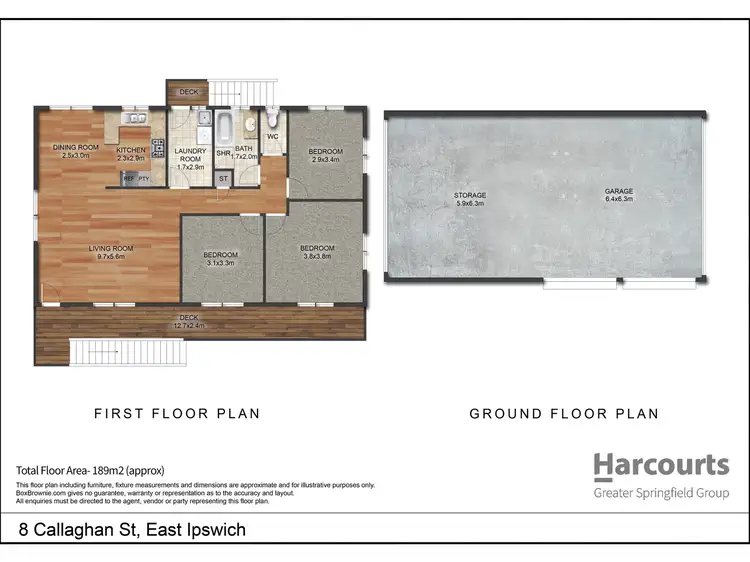 Floorplan of Homely house listing, 8 Callaghan Street, East Ipswich QLD 4305