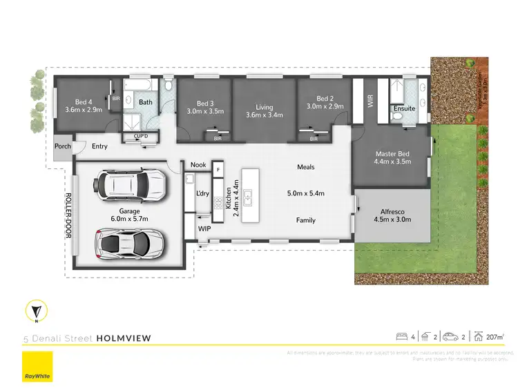 Floorplan of Homely house listing, 5 Denali Street, Holmview QLD 4207