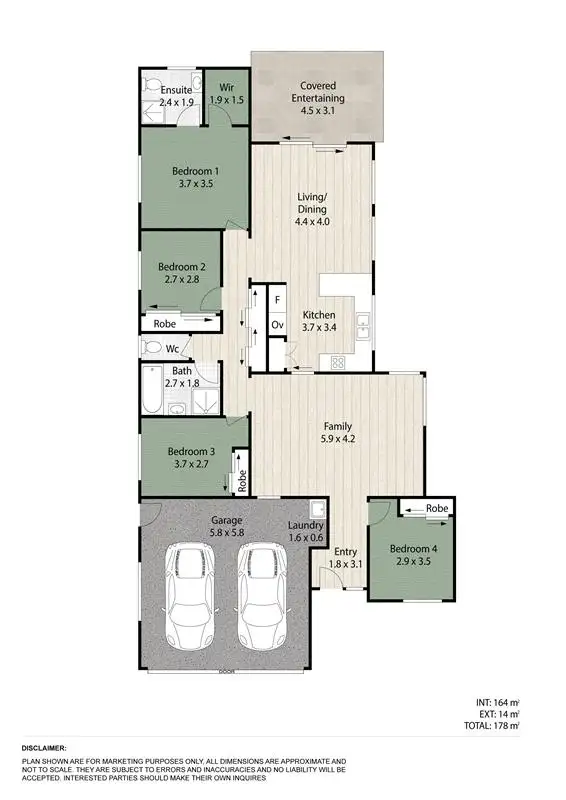 Floorplan of Homely house listing, 5 Sawrey Street, Rothwell QLD 4022