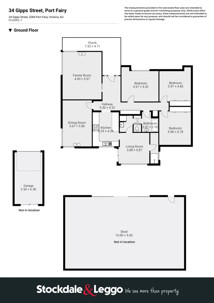 Floorplan of Homely house listing, 34 Gipps Street, Port Fairy VIC 3284