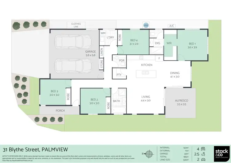 Floorplan of Homely house listing, 31 Blythe Street, Palmview QLD 4553