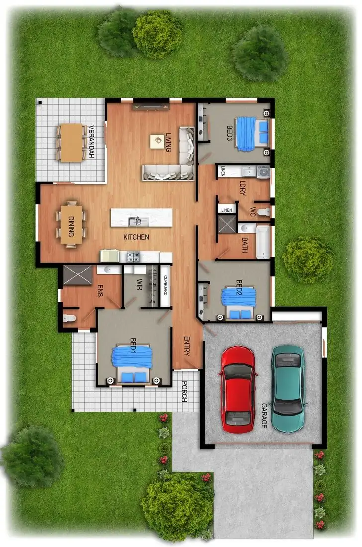 Floorplan of Homely house listing, 14 Amaroo Crescent, Innes Park QLD 4670