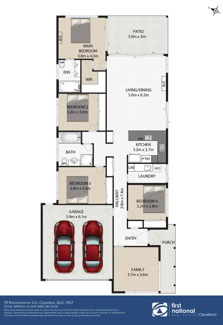 Floorplan of Homely house listing, 79 Ravenbourne Circuit, Capalaba QLD 4157