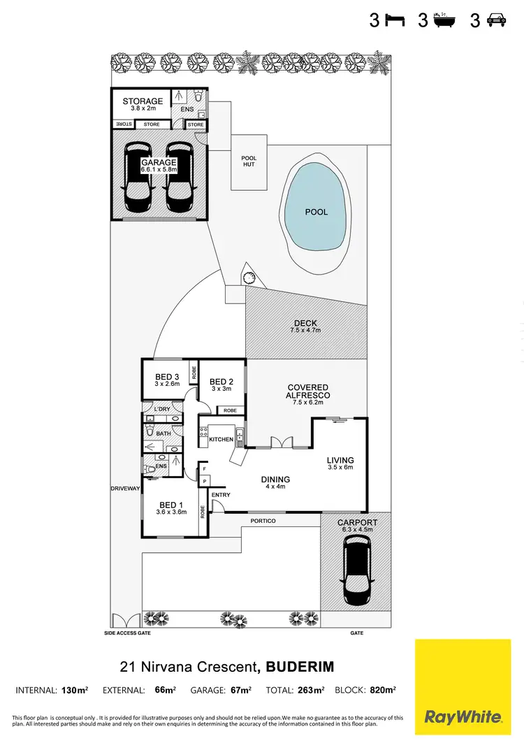 Floorplan of Homely house listing, 21 Nirvana Crescent, Buderim QLD 4556