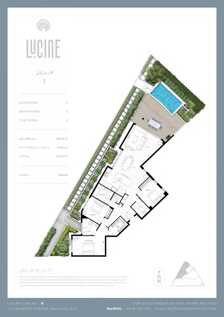 Floorplan of Homely apartment listing, 1/159 Margate Parade, Margate QLD 4019