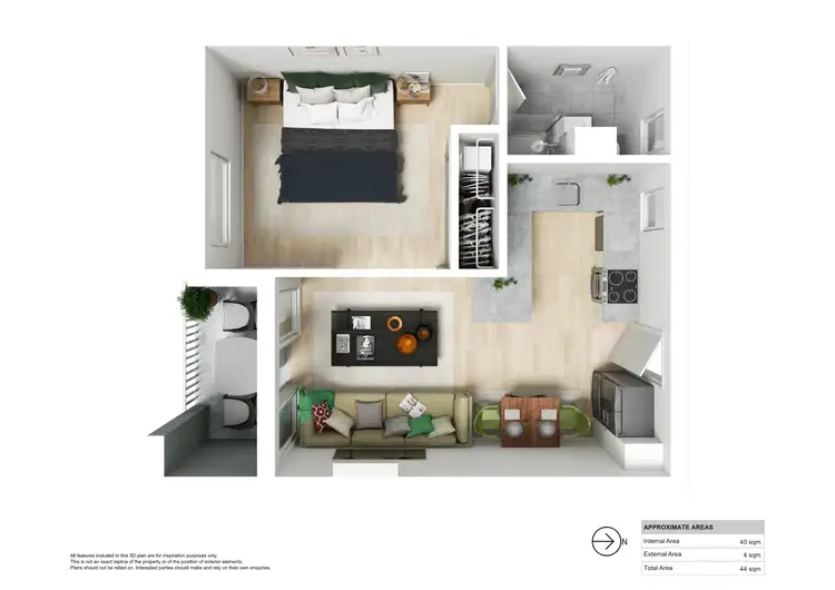 Floorplan of Homely apartment listing, 19/32 Cambridge Street, West Leederville WA 6007