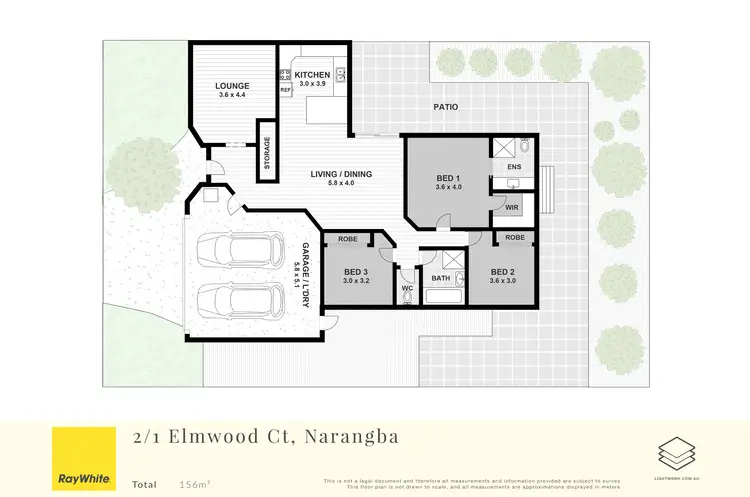 Floorplan of Homely house listing, 2/1 Elmwood Court, Narangba QLD 4504