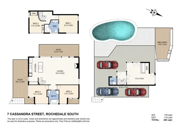 Floorplan of Homely house listing, 7 Cassandra Street, Rochedale South QLD 4123