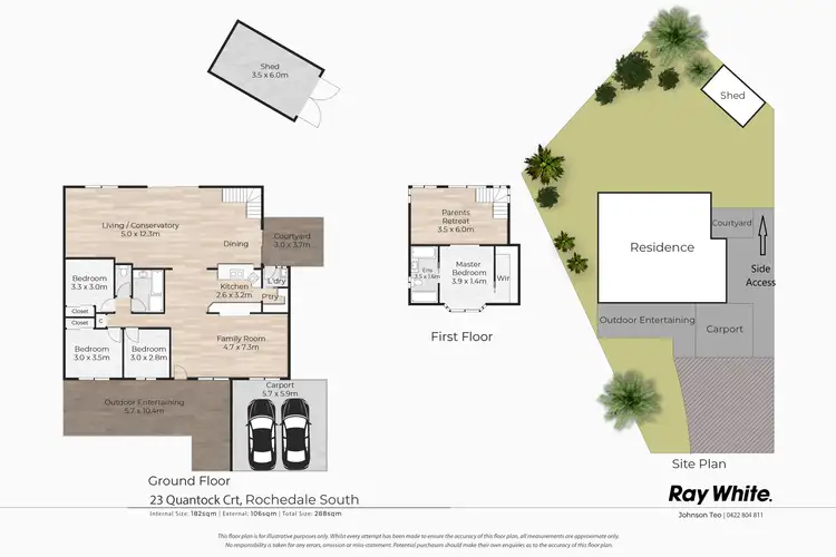 Floorplan of Homely house listing, 23 Quantock Court, Rochedale South QLD 4123