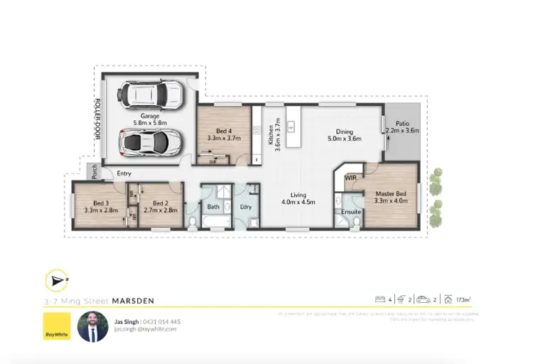 Floorplan of Homely semi-detached listing, 3/7 Ming Street, (12/25-31 Third Ave), Marsden QLD 4132