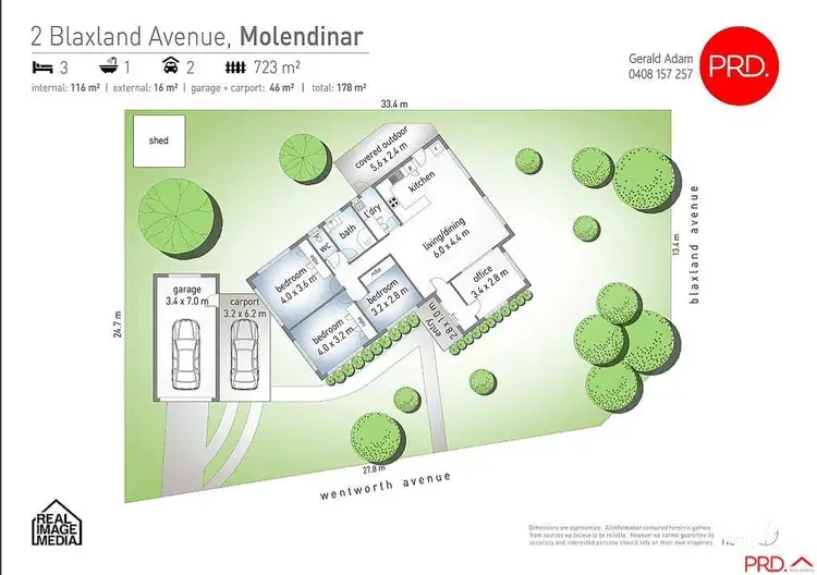 Floorplan of Homely other listing, 2 Blaxland Avenue, Molendinar QLD 4214
