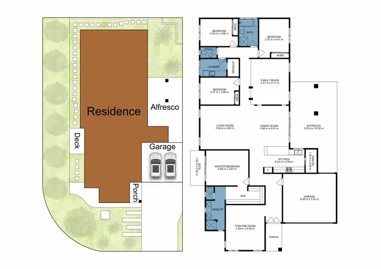 Floorplan of Homely house listing, 10 Menner Way, Piara Waters WA 6112