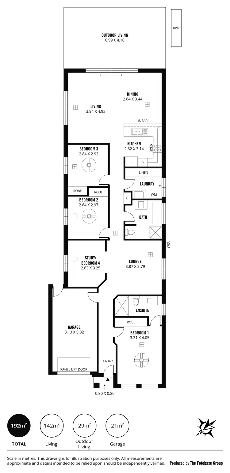 Floorplan of Homely house listing, 21A Burbank Avenue, Bedford Park SA 5042