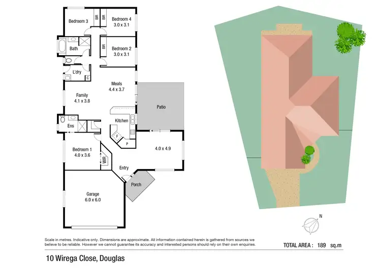 Floorplan of Homely house listing, 10 Wirega Close, Douglas QLD 4814