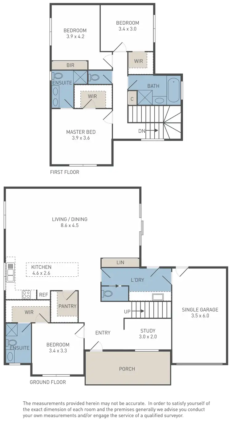 Floorplan of Homely townhouse listing, 42 Calverton Road, Kealba VIC 3021
